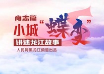 鸟瞰尚志市乡村冬日雪景